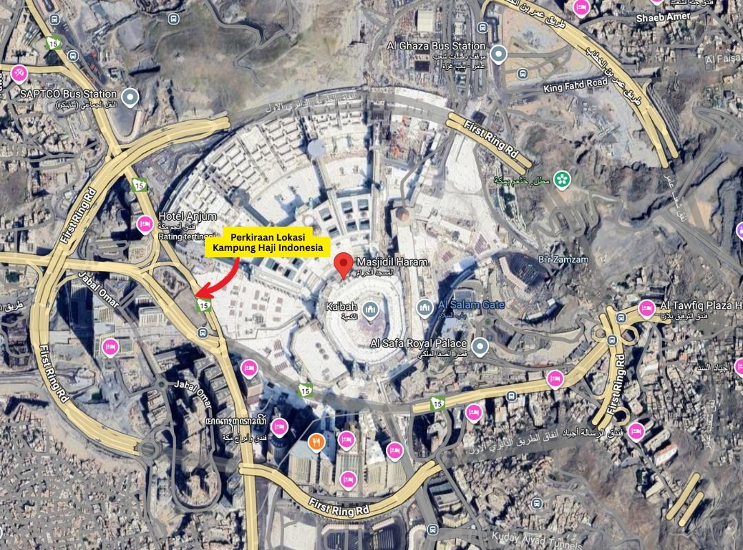 Lokasi Kampung Haji Indonesia